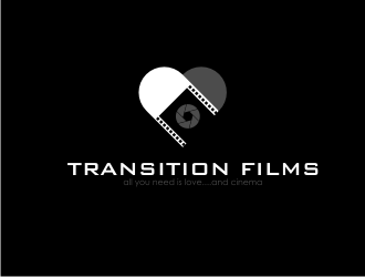 Transition Films logo design by rdbentar