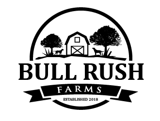 Bull Rush Farms logo design by shravya