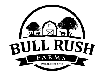Bull Rush Farms logo design by shravya