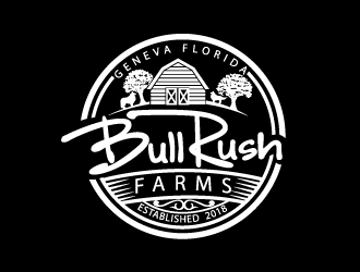 Bull Rush Farms logo design by Kanenas