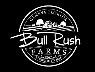 Bull Rush Farms logo design by ARALE
