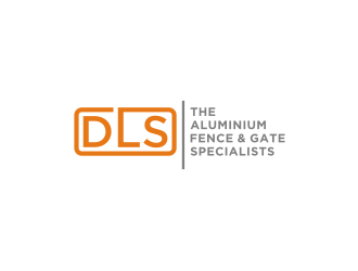 DLS [tagline: The aluminium fence & gate specialists] logo design by bricton