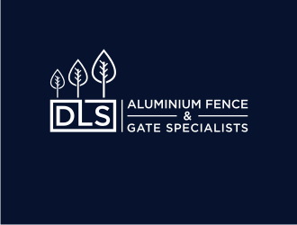 DLS [tagline: The aluminium fence & gate specialists] logo design by dewipadi