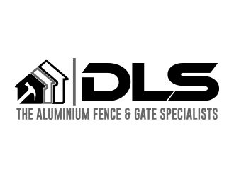 DLS [tagline: The aluminium fence & gate specialists] logo design by sarfaraz