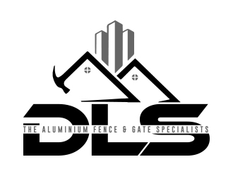 DLS [tagline: The aluminium fence & gate specialists] logo design by sarfaraz