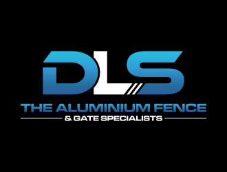 DLS [tagline: The aluminium fence & gate specialists] logo design by RIANW