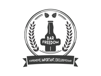 Bar Freedom  logo design by BlessedArt