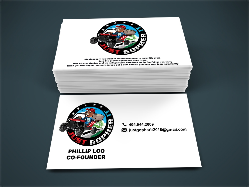 Just Gopher It / Gopher it All / Gopher logo design by akhi