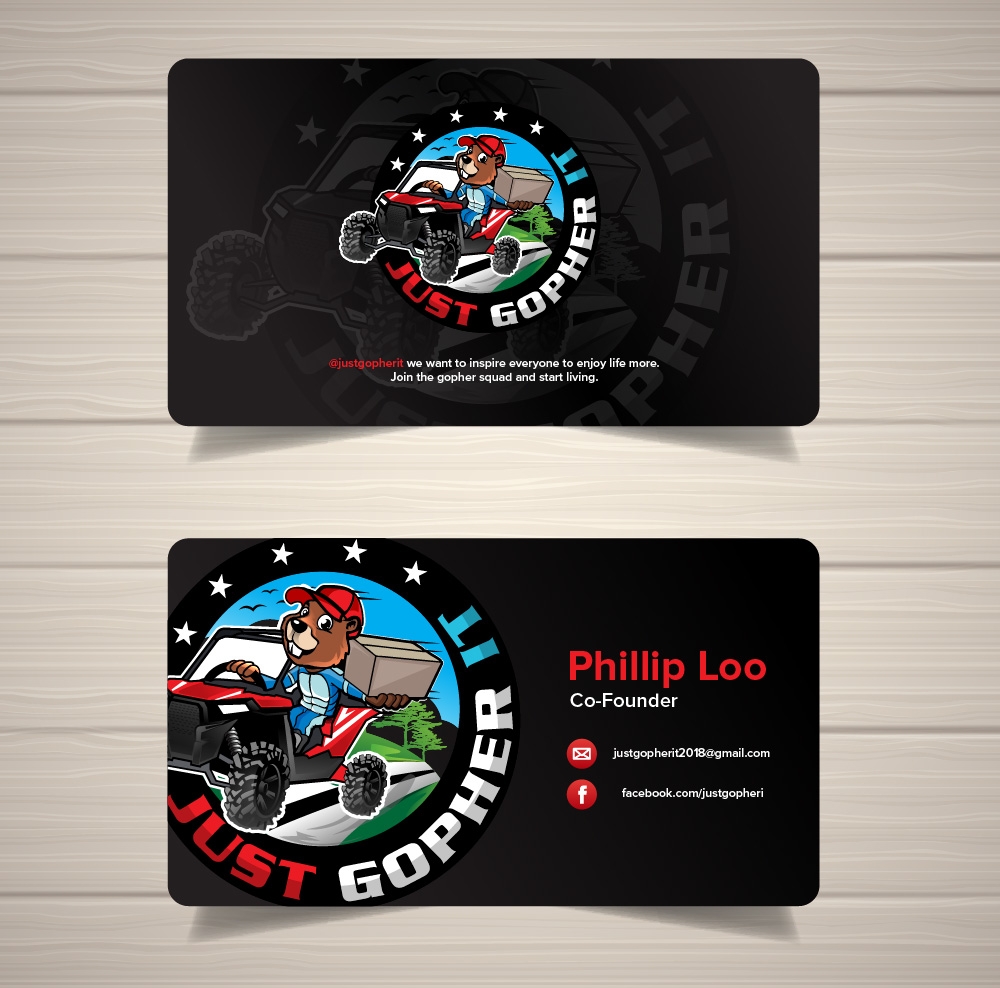 Just Gopher It / Gopher it All / Gopher logo design by litera