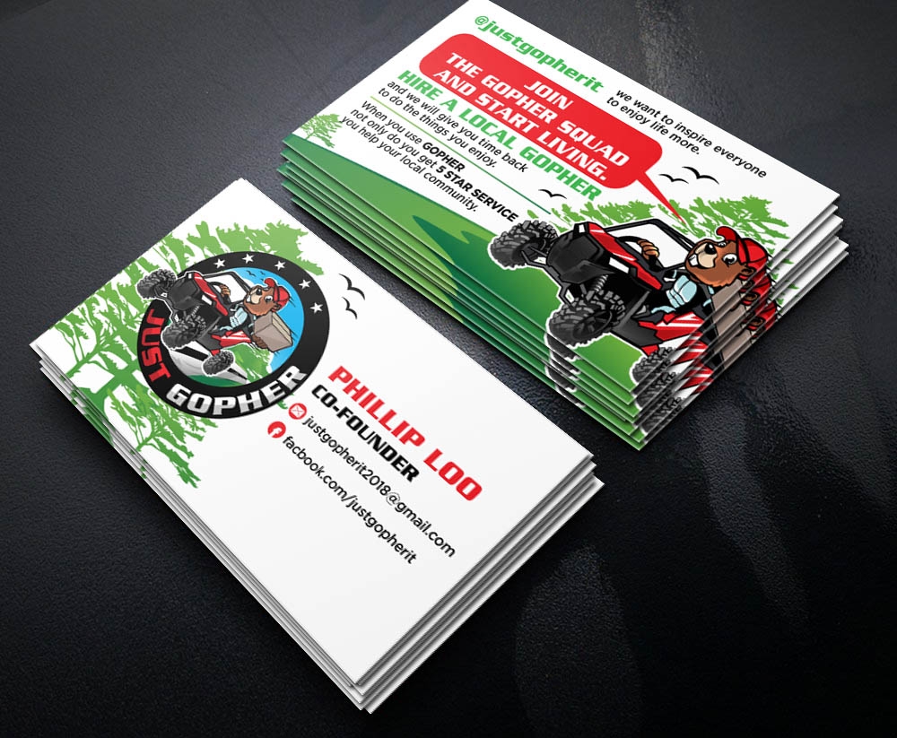 Just Gopher It / Gopher it All / Gopher logo design by scriotx