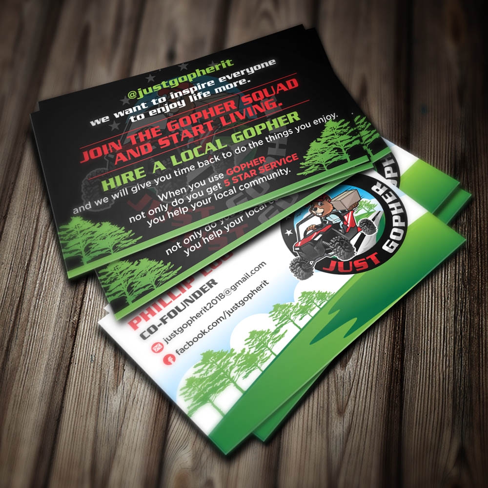 Just Gopher It / Gopher it All / Gopher logo design by scriotx