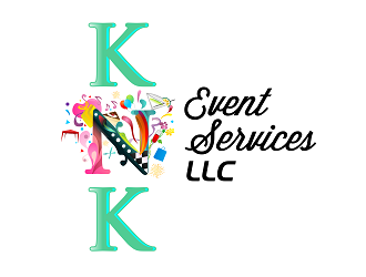 K N K Event Services LLC` logo design by Republik