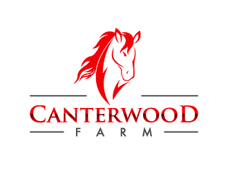 Canterwood Farm logo design by pencilhand