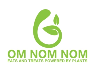Om Nom Nom - Eats and treats powered by Plants logo design by sarfaraz