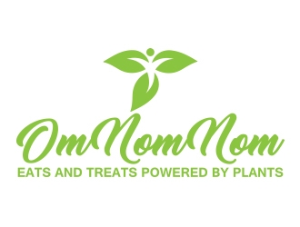 Om Nom Nom - Eats and treats powered by Plants logo design by sarfaraz