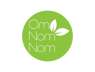 Om Nom Nom - Eats and treats powered by Plants logo design by daanDesign