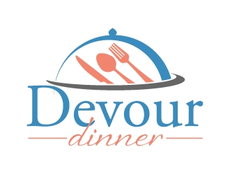 Devour Dinner logo design by jaize