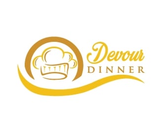 Devour Dinner logo design by samuraiXcreations