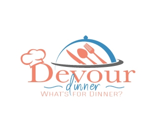 Devour Dinner logo design by jaize