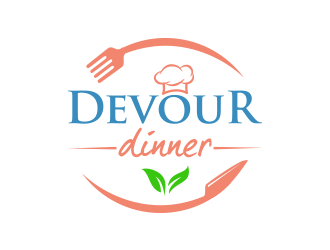 Devour Dinner logo design by keylogo