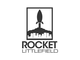 Rocket Littlefield logo design by kunejo