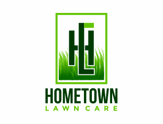 Hometown Lawn Care logo design by mutafailan