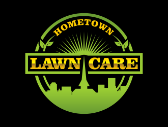 Hometown Lawn Care logo design by ekitessar
