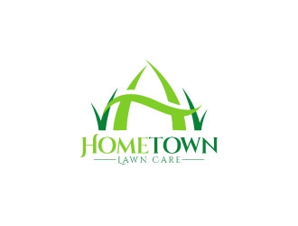 Hometown Lawn Care logo design by sanworks