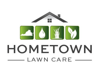 Hometown Lawn Care logo design by mmyousuf