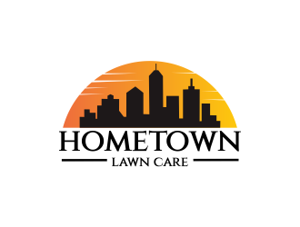 Hometown Lawn Care logo design by Greenlight