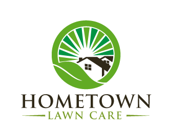 Hometown Lawn Care logo design by tec343