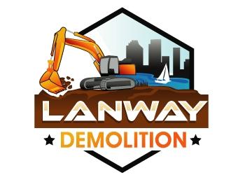 Lanway Demolition logo design by PMG