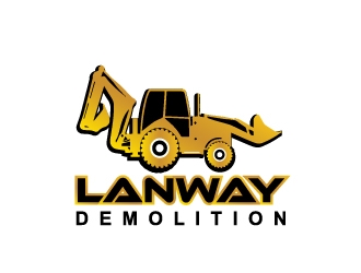 Lanway Demolition logo design by samuraiXcreations