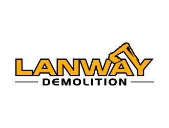 Lanway Demolition logo design by lexipej