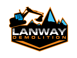 Lanway Demolition logo design by Greenlight