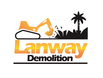 Lanway Demolition logo design by YONK