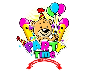 It’s Party Time logo design by DreamLogoDesign