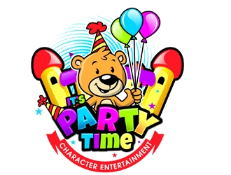 It’s Party Time logo design by DreamLogoDesign