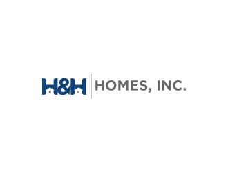 H & H Homes, Inc. logo design by ammad
