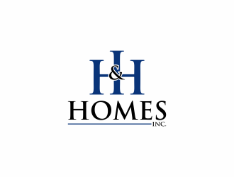H & H Homes, Inc. logo design by Avro