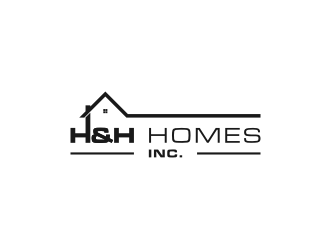 H & H Homes, Inc. logo design by Gravity