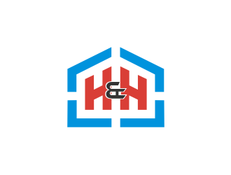 H & H Homes, Inc. logo design by protein