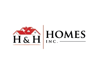 H & H Homes, Inc. logo design by Fear