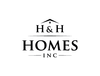 H & H Homes, Inc. logo design by Fear