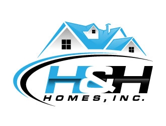H & H Homes, Inc. logo design by daywalker