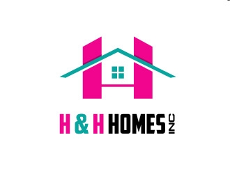 H & H Homes, Inc. logo design by Muhammad_Abbas