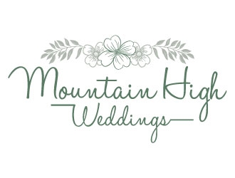 Mountain High Weddings logo design by Suvendu