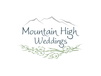 Mountain High Weddings logo design by haze