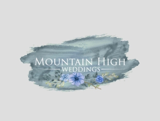 Mountain High Weddings logo design by MarkindDesign