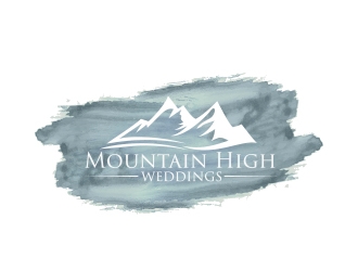 Mountain High Weddings logo design by MarkindDesign